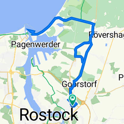 Rostock - Markgrafenheide - Warnemünde (Ostsee)