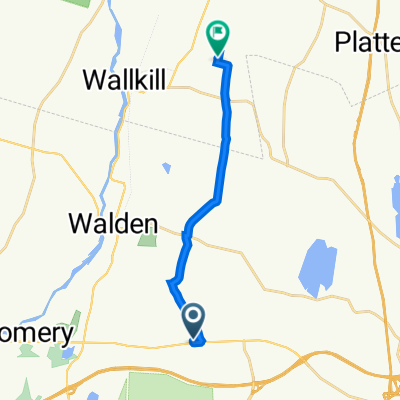 628 NY-17K, Montgomery to 109 Reservoir Rd, Wallkill