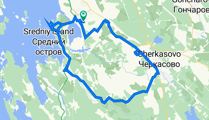 Выборг-Черкасово-Соколинское-Выборг