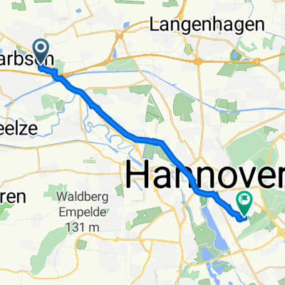 An der Universität 2d, Garbsen nach Käthe-Kollwitz-Weg 2, Hannover