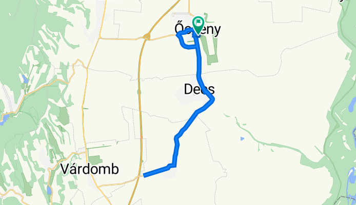 Deák Ferenc utca 8., Őcsény to Deák Ferenc utca 21., Őcsény