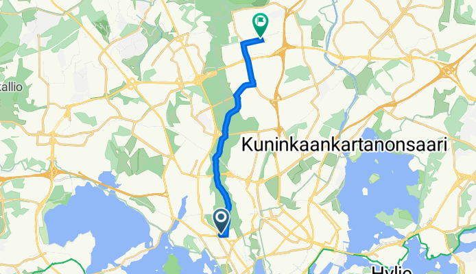 Töölöntulli, Helsinki to Välitalontie 41, Helsinki