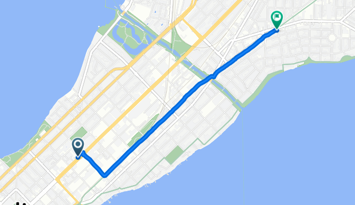 750 E Washington Ave, Madison to 312 Dunning St, Madison