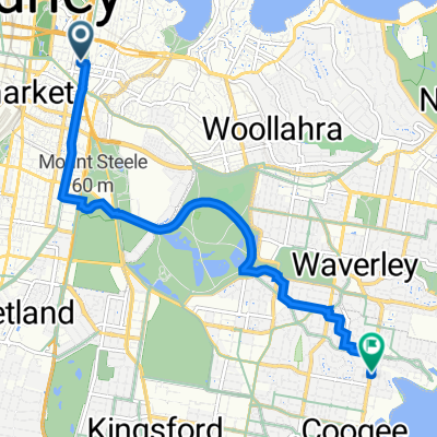 230 Palmer St, Darlinghurst to 105 Arden St, Coogee