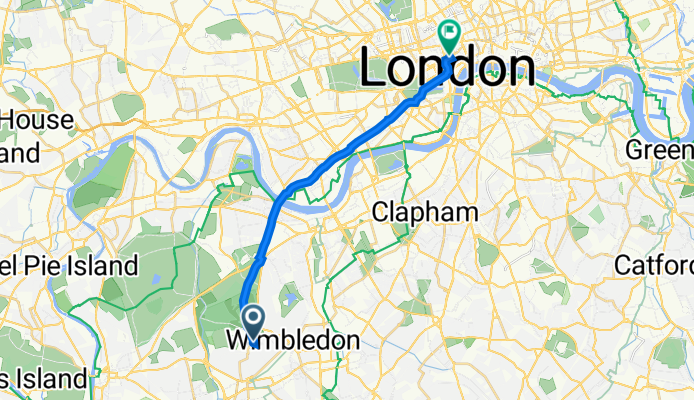 1 West Side Common, London to 11 Upper St Martin's Lane, London