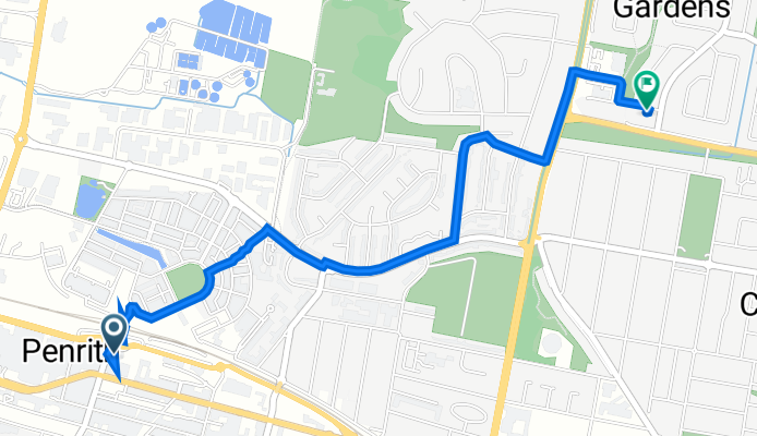 2 Station St, Penrith to 5 Lewis Rd, Cambridge Gardens