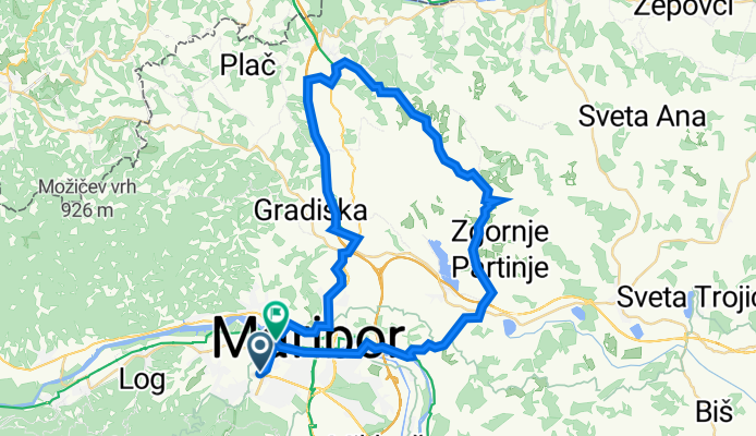 MB- Šentilj- Jakobski dol- MB