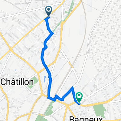 102 Avenue de Paris, Châtillon à 1 Rue Froide, Bagneux