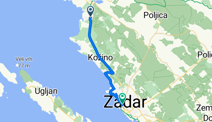 Zadarska cesta 74, Zaton to Obala kneza Branimira 10A, Zára (Zadar)