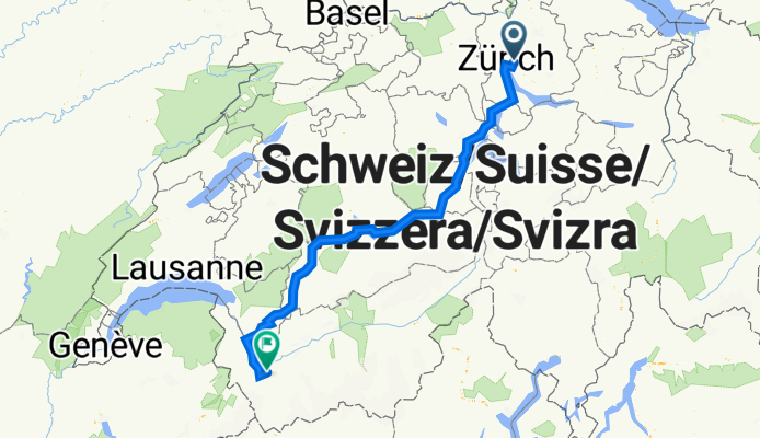 Zurich to Chamonix