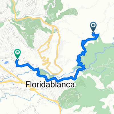 De Vía sin nombre a Carrera 6 26-17, Floridablanca