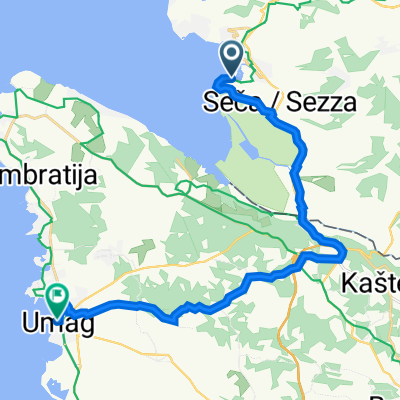 Seča 204 nach Šetalište Vladimira Gortana 7, Umag