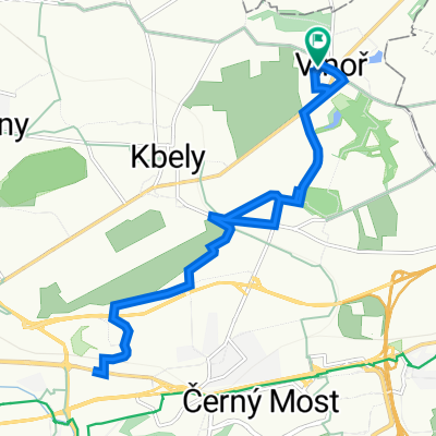 Vinoř - Letiště LKKB - Hloubětín (Lidl)