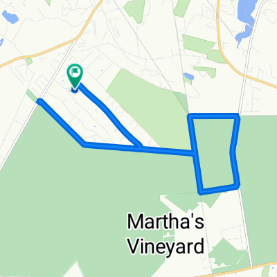 69 Oak Ln, West Tisbury to 69 Oak Ln, West Tisbury