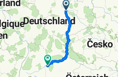 Route in der Bikemap App öffnen