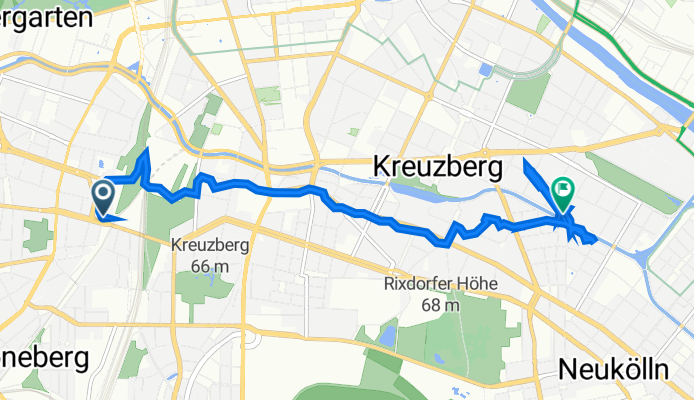 Blücherstraße, Berlin nach Ohlauer Straße 44, Berlin