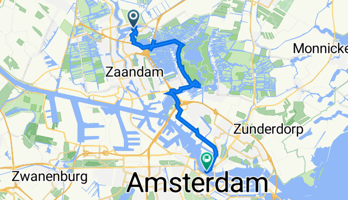 Kalf 150, Zaandam à Buiksloterweg, Amsterdam