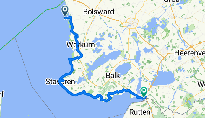 IJsselmeer Radtour Tag 7 - Von Makkum nach Lemmer