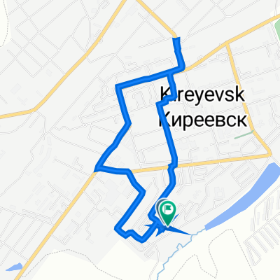улица Комарова, 9, Киреевск до улица Комарова, 9, Киреевск