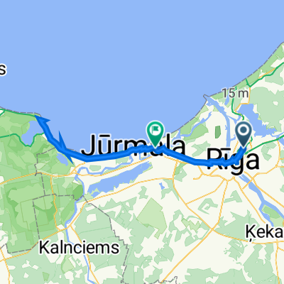 Hospitāļu iela 34, Riga to Jūrmala