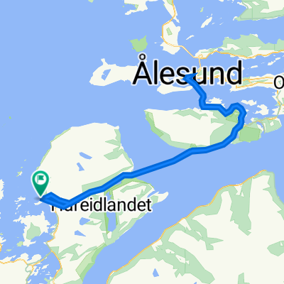 Oshaugen 78, Ulsteinvik до Oshaugen 78, Ulsteinvik