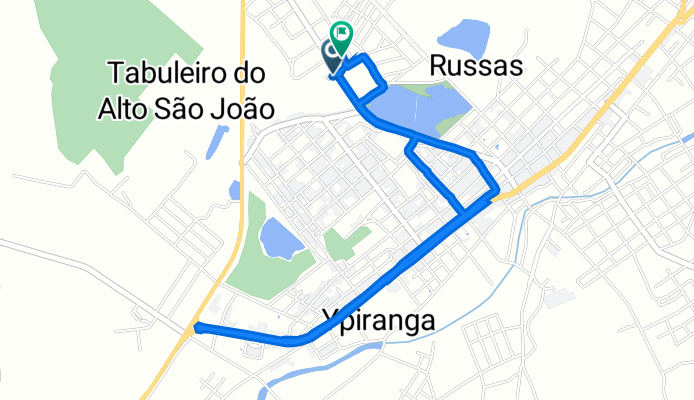 Travessa Hamilca Távora, Russas a Rua Governador Raul Barbosa, 1178, Russas