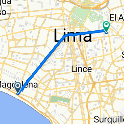 Bajada Brasil, Lima à Jirón Mariscal Agustín Gamarra, Lima