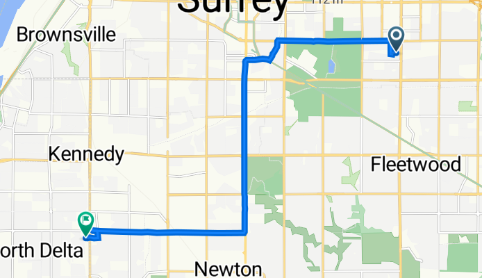 9864 151 St, Surrey to 7921 120 St, Delta