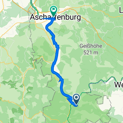 MainRadweg-Abschnitt-11 "Miltenberg bis Aschaffenburg"