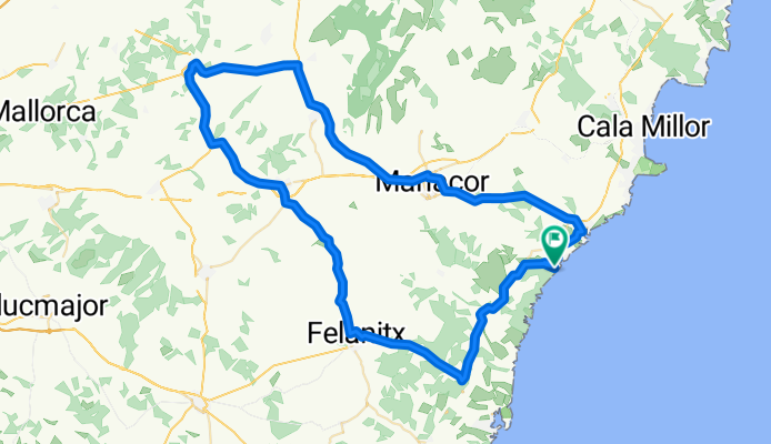 Cala Romantica-Felanitx-Sant Joan-Sinue-Manacor-Portocristo