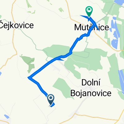 Prušánky E14, Prušánky to Vinařská 1086, Mutěnice