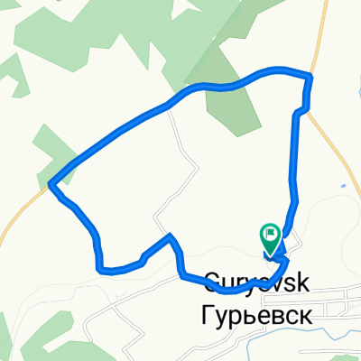 Ключевая улица, 8, Гурьевск до Ключевая улица, 8, Гурьевск