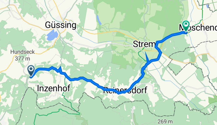 Kellergasse 37, Inzenhof nach Pinkataler Weinstraße 1, Moschendorf