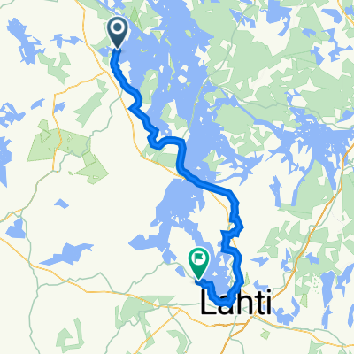 camping Lahti Itinéraire vers Rantatie 124, Hollola