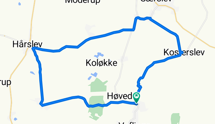 Kroggyden, Veflinge to Kroggyden, Veflinge