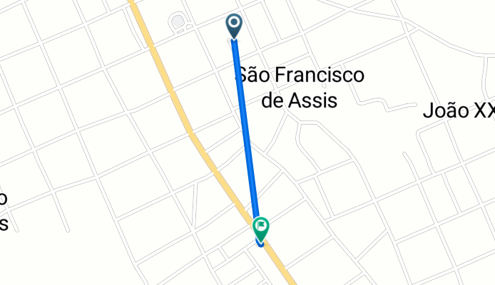 De Rua Maurício Cardoso 1356 a Travessa B 23