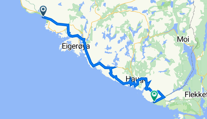 Day 2 - Brusand to Sandvika