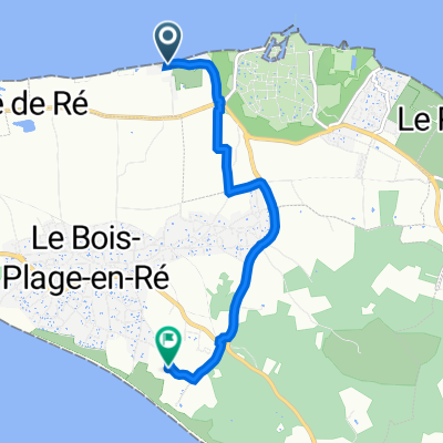 Chemin de la Galère, Saint-Martin-de-Ré to 190 Rue Raise Maritaise, Le Bois-Plage-en-Ré