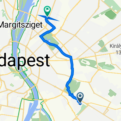Egyetértés utca 1., Budapest to Üteg utca 51., Budapest