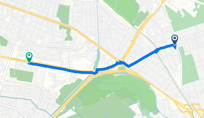 Łysakowska 33, Warszawa do Ostrobramska 79, Warszawa