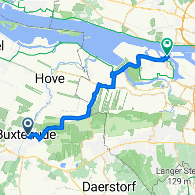 Buxtehude, Viverstraße nach Neumühlen/Övelgönne - Finkenwerder, Hamburg