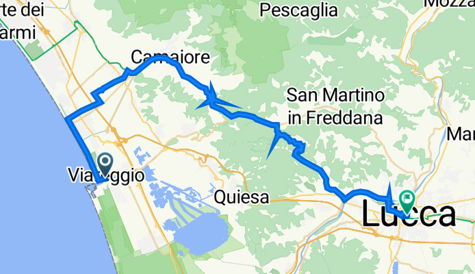 Piazza Nieri E Paolini, Viareggio a Via Santa Giustina 19, Lucca