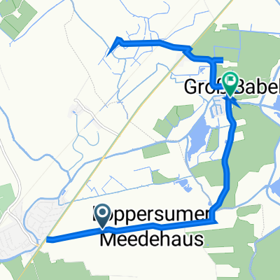 Woldenweg 2, Hinte nach Marscher Weg 27, Südbrookmerland