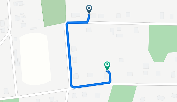 Neuer Weg 3, Bernsdorf nach Am Sportplatz 7, Bernsdorf