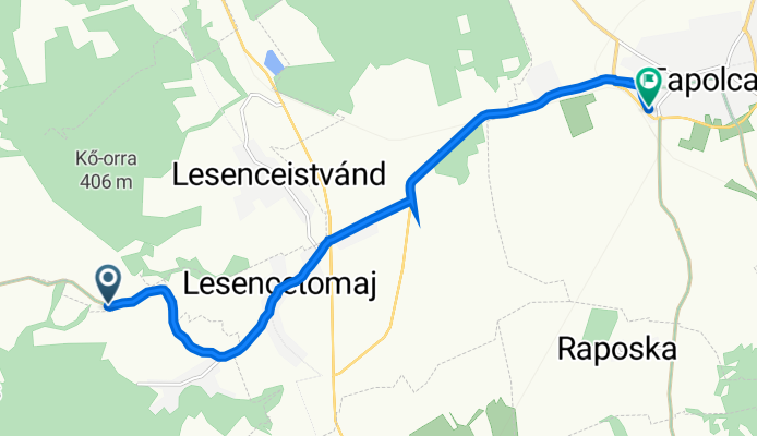 Lesencefalu, szőlőhegy, Várvölgy - Kandó Kálmán utca 1, Tapolca