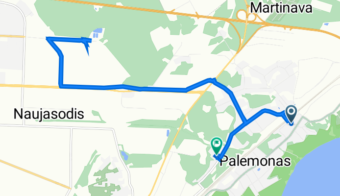Marių g. 8A, Kaunas to Upytės g. 3, Kaunas