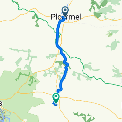 Rue de la Gare 19, Ploërmel to Rue Surcouf 35, Questembert