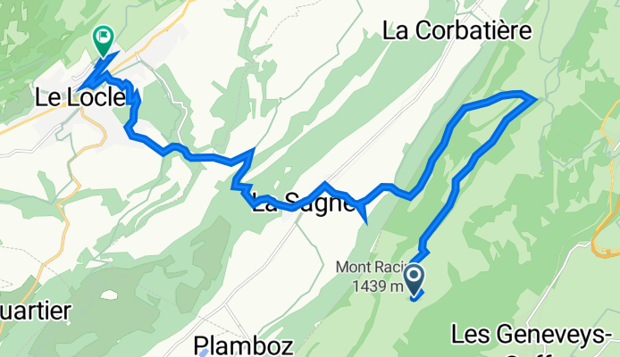 Les Geneveys-sur-Coffrane à Rue de la Corniche 10, Le Locle