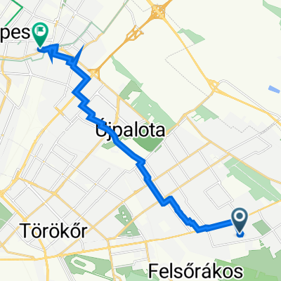 Szilágyi Mihály utca 8., Budapest to Laborfalvi Róza utca 9., Budapest