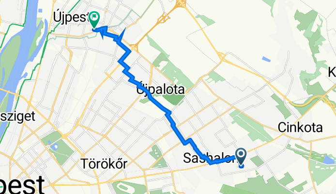 Szilágyi Mihály utca 8., Budapest to Laborfalvi Róza utca 9., Budapest